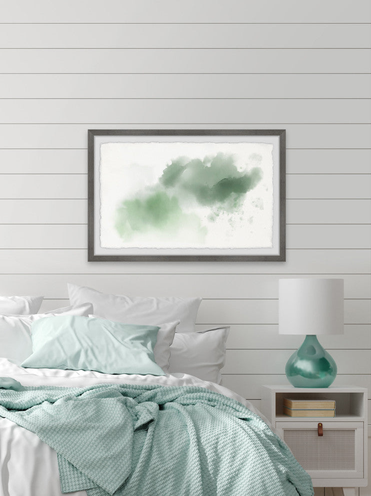 "Warped Forest" Framed Painting Print, 12x8