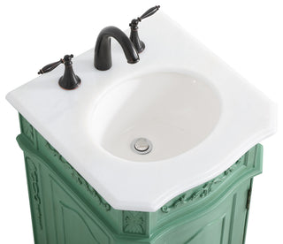 Bathroom Vanity, Vintage Mint, 19", Single Sink