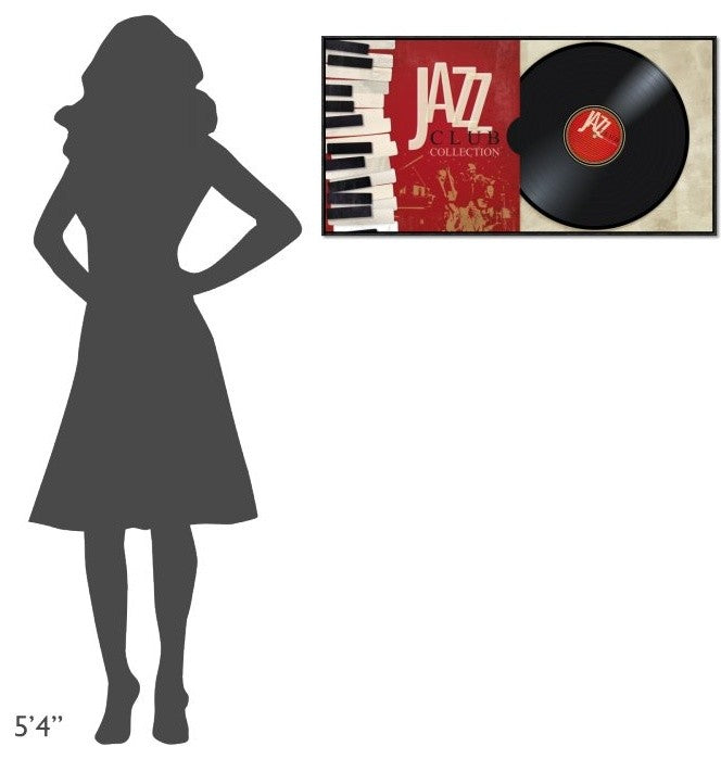 "Jazz Club Collection" Framed Canvas Giclee by Steven Hill, 37x19"