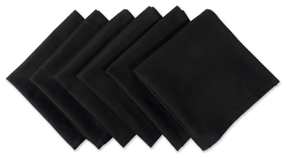 Black Napkin Set/6