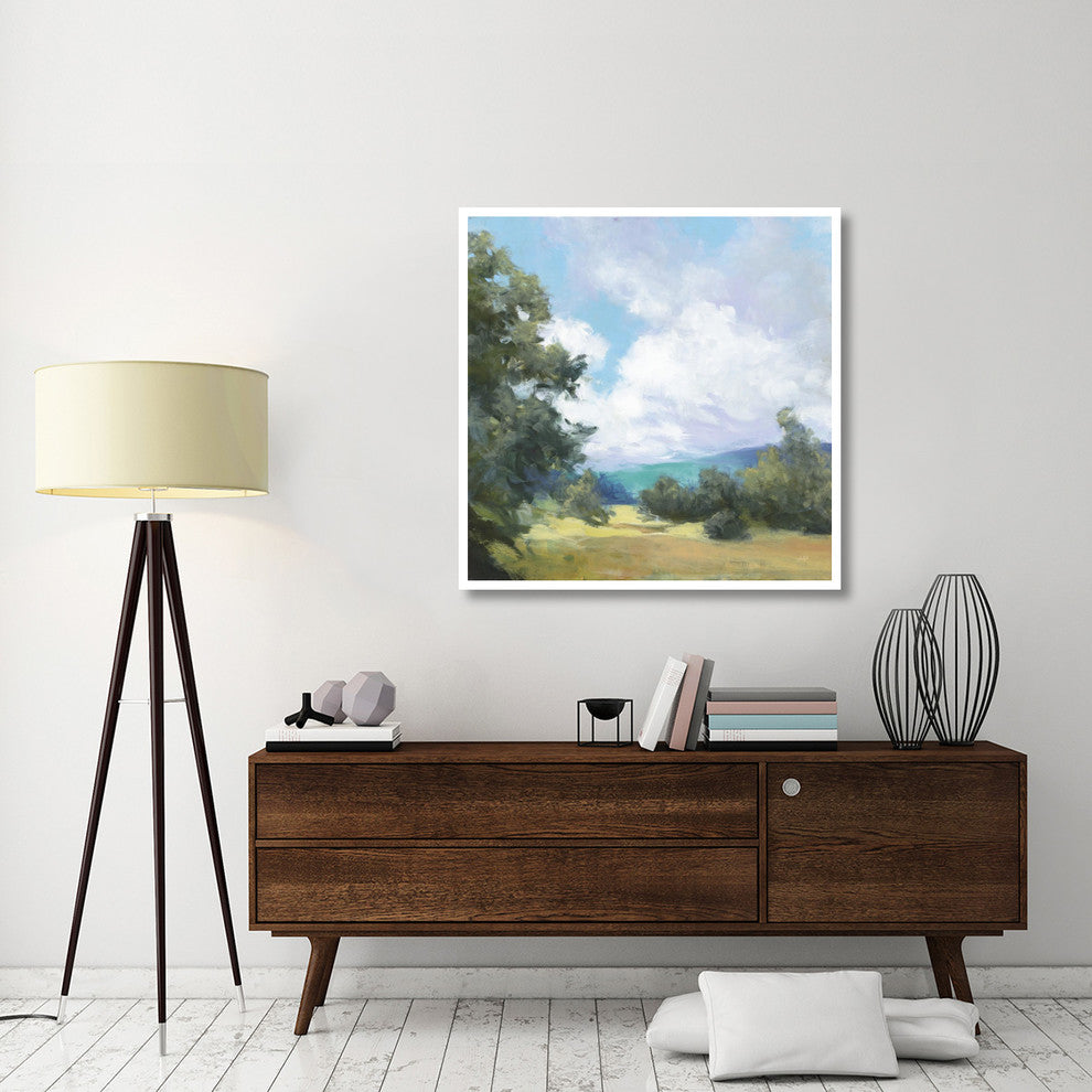 "Hedgerow I" Digital Paper Print by Julia Purinton, 42"x42"