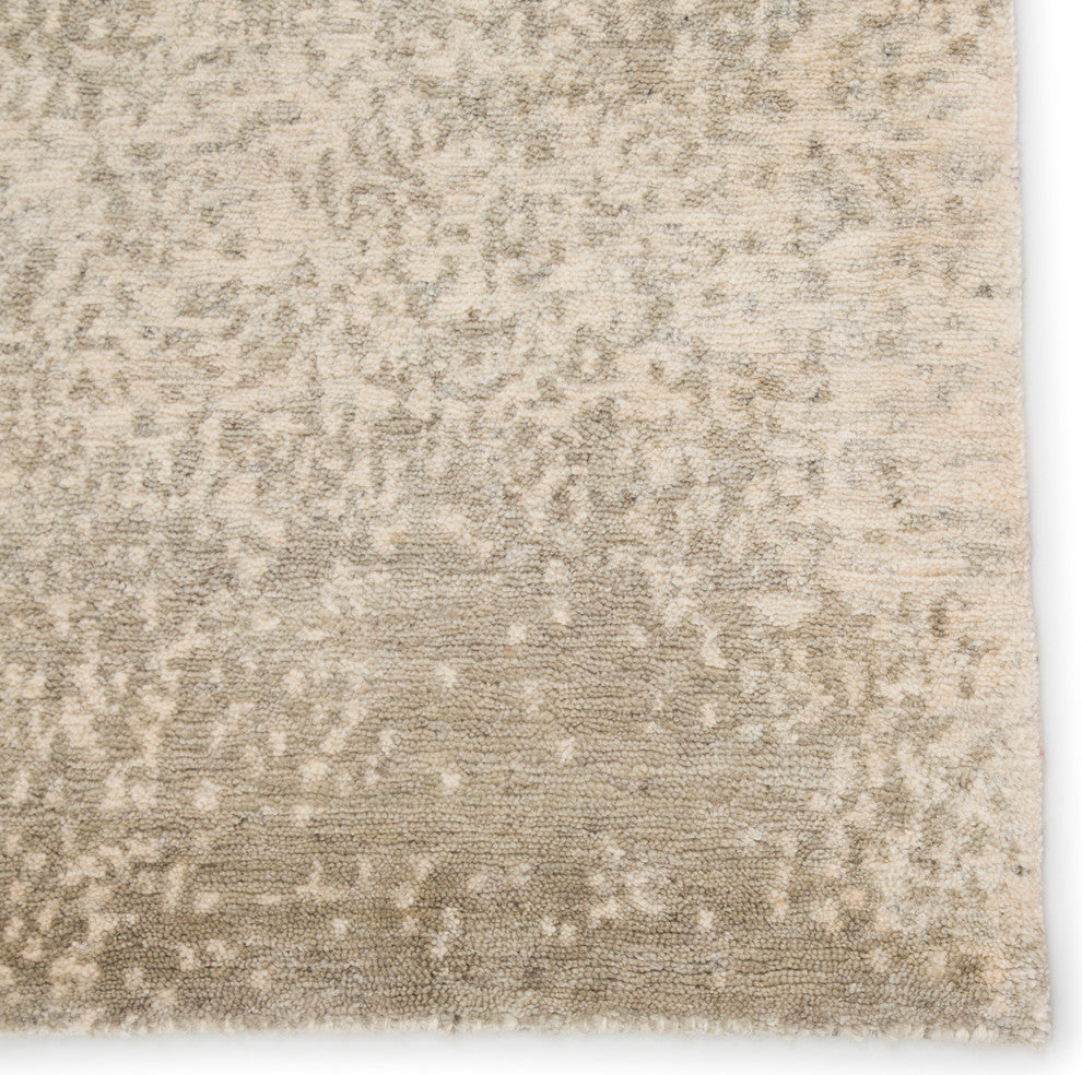 Zoe Bios Creative by Jaipur Living Mignonne Knotted Abstract Gold Rug, 8'x10'