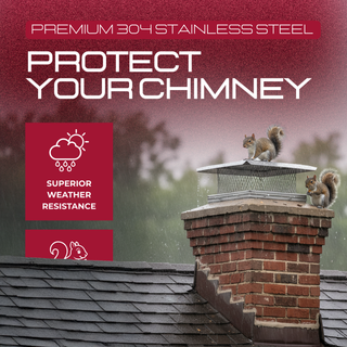 Stainless Steel Chimney Cap, 18"x18"