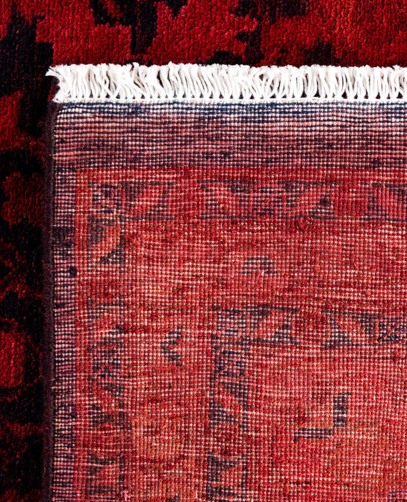Overdyed One-of-a-Kind Hand-Knotted Area Rug Pink, 8' 2" x 10' 3"