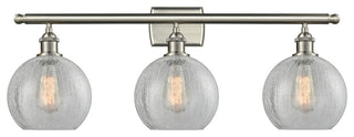 INNOVATIONS LIGHTING 516-3W-SN-G125-LED Athens 3 Light Bath Vanity Light