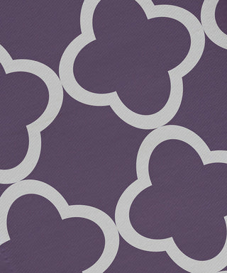 Marrakech Express Geometric Print Napkin, Larkspur, Purple, Set of 4