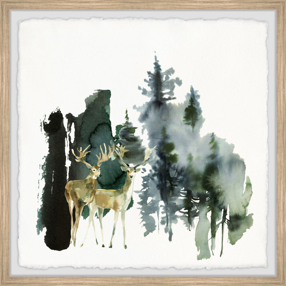 "Adventure Starts" Framed Painting Print, 12x12