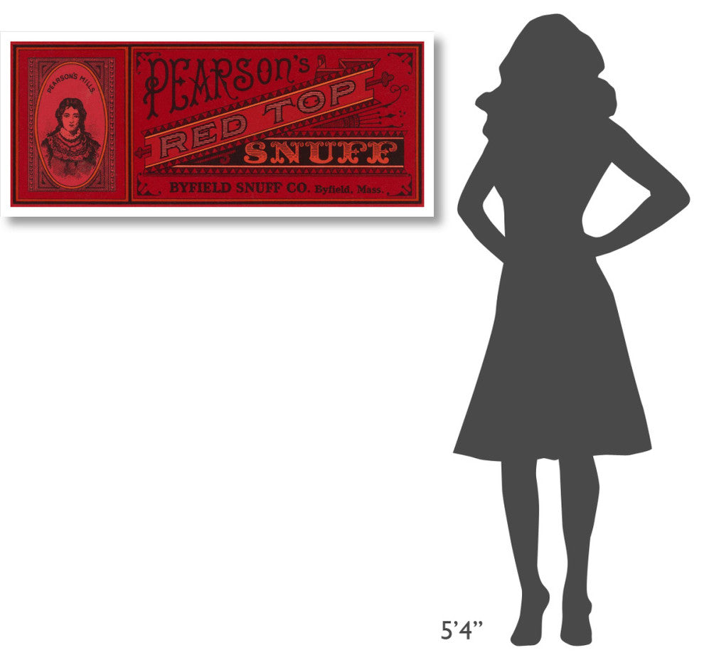 "Pearson's Red Top Snuff" Digital Paper Print by Retrolabel, 46"x20"