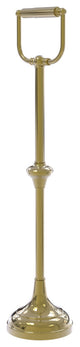 Free Standing Toilet Tissue Holder, Unlacquered Brass