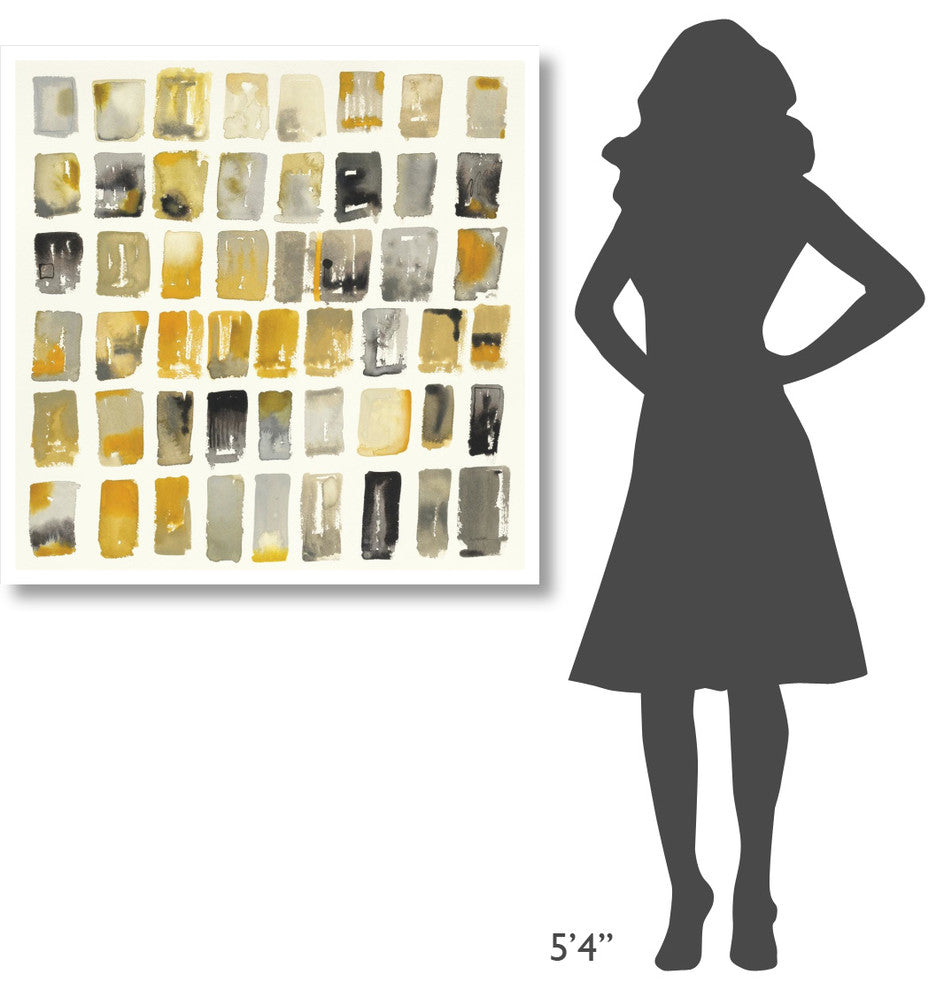 "City Windows I" Digital Paper Print by Shirley Novak, 38"x38"