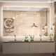 Backlit LED Mirror for Bathroom, Anti-Fog Dimmable, Silver, 24x40