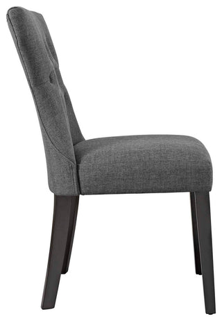 Silhouette Dining Side Chairs Upholstered Fabric Set of 4 by Modway