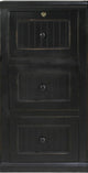 Eagle Furniture Coastal 3-Drawer File Cabinet, Iron Ore