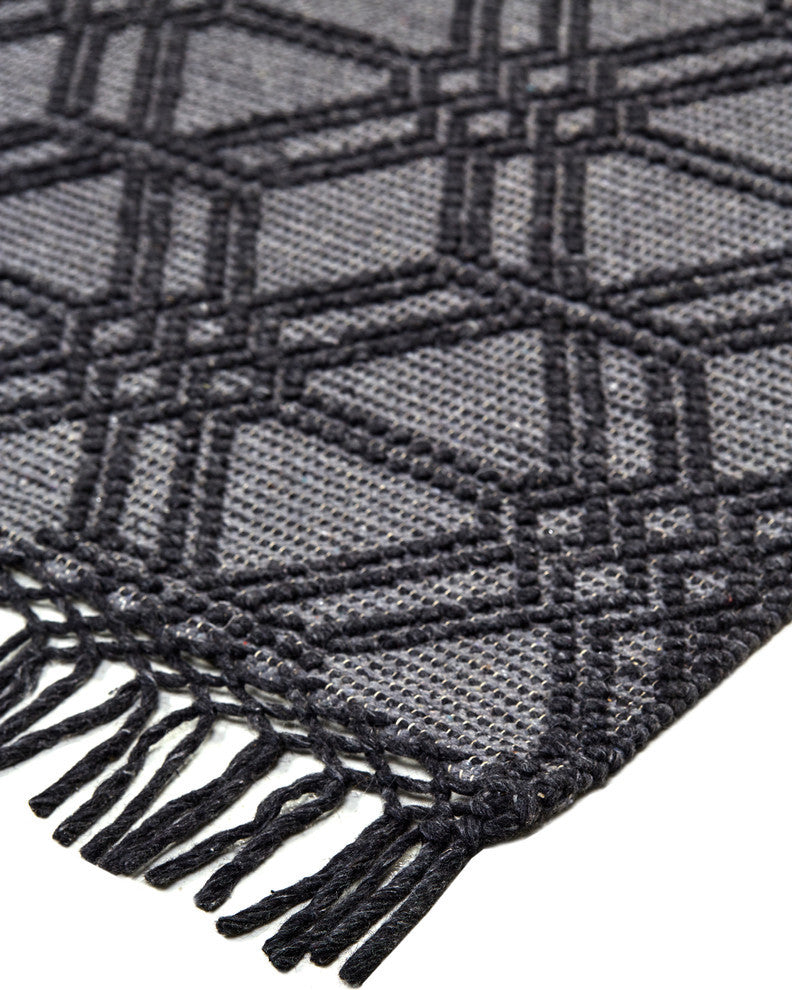 Weave & Wander Lavinda Charcoal 7'9"x9'9" Rug