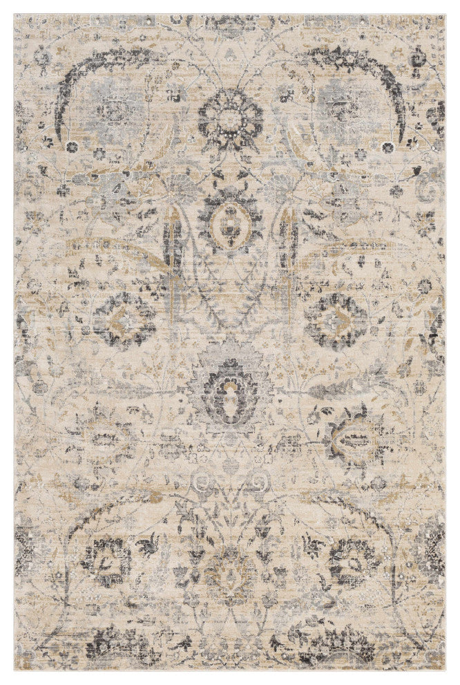 Hauteloom Georgiana Beige Area Rug, 2'x2'11" Rectangle