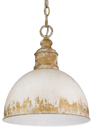 Golden Lighting 0809-M Alison 12"W Pendant - Vintage Gold