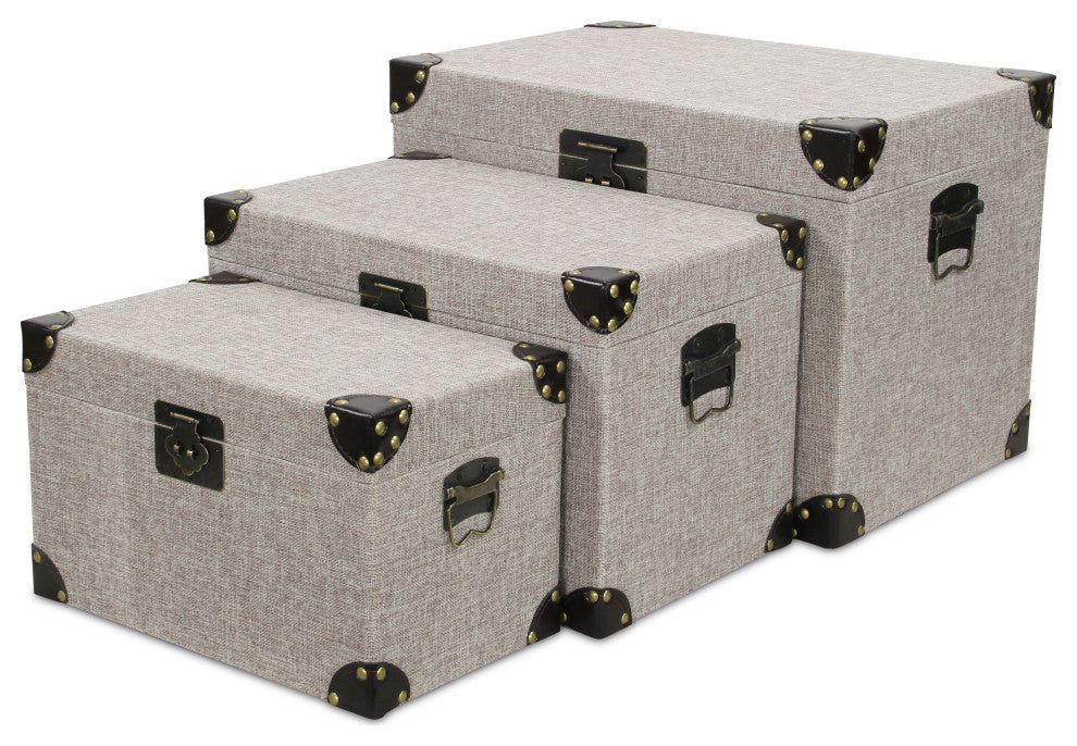 Quintia Three Piece Trunk Set