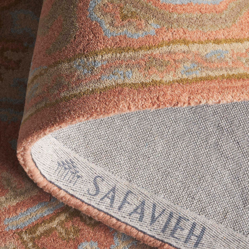 Safavieh Wyndham Collection, WYD203 Rug, Terracotta, 7' Square