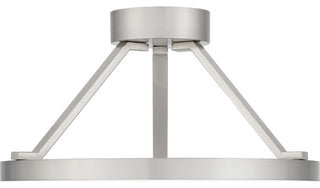 Quoizel PCOH1716 Cohen 16"W LED Semi-flush Ceiling Fixture - Brushed Nickel
