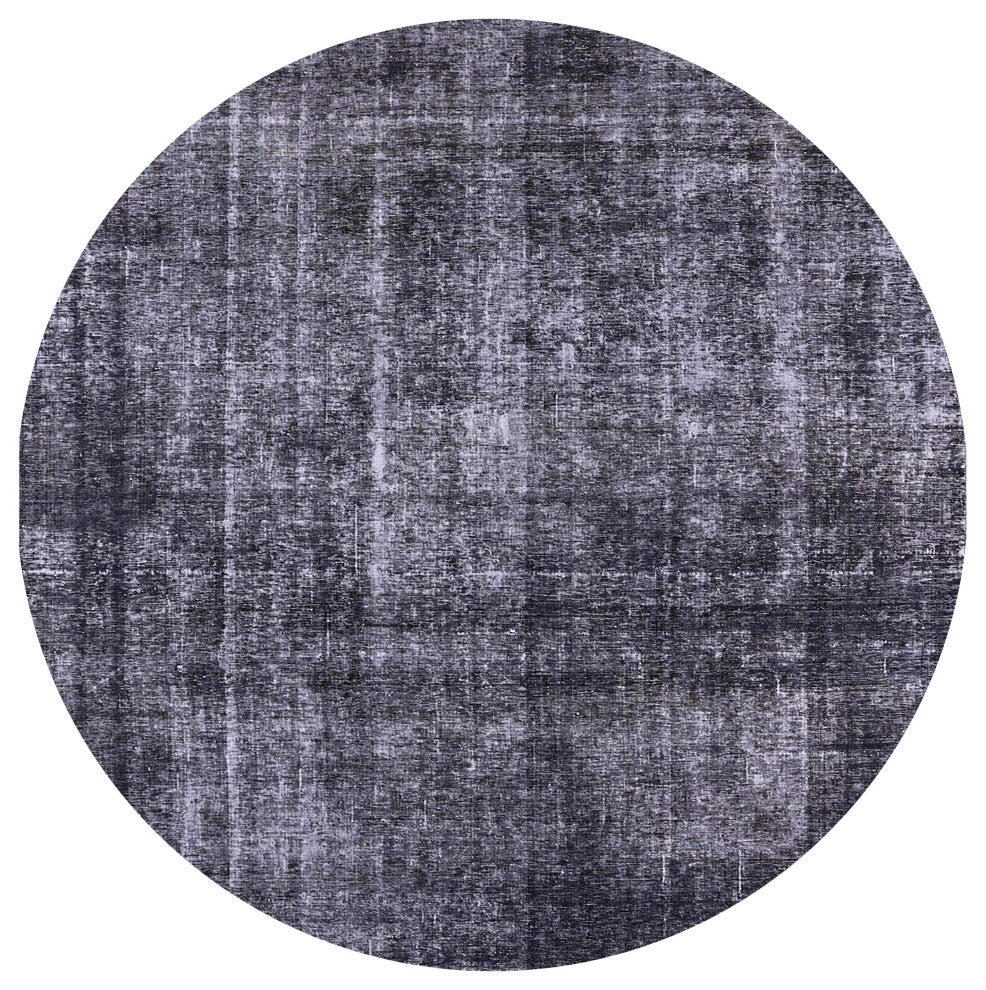 Ahgly Company Indoor Round Mid-Century Modern Area Rugs, 3' Round