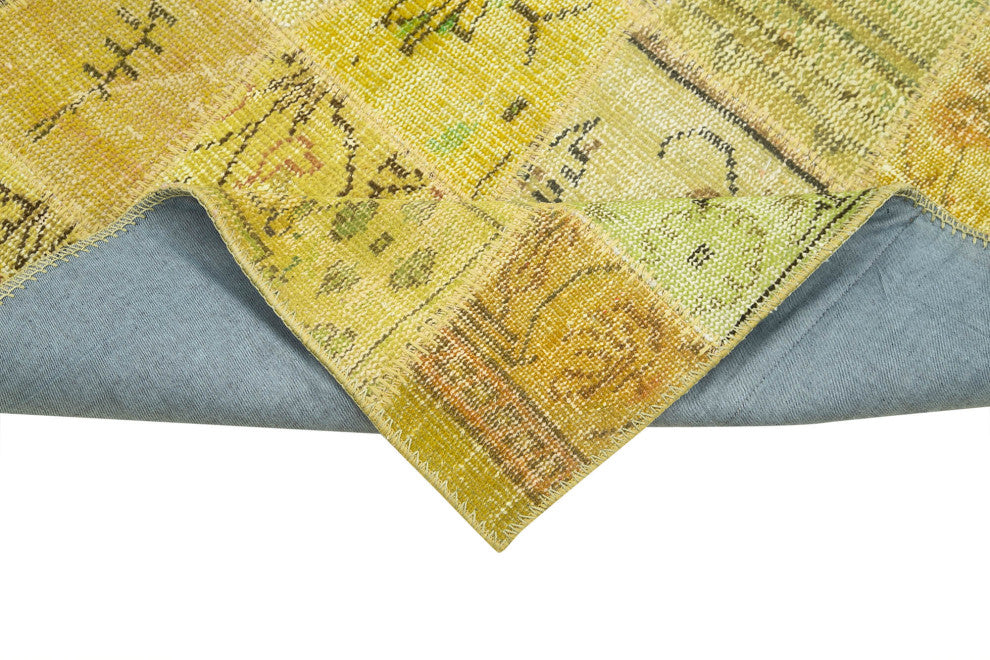 Rug N Carpet - Handmade Oriental 3' 3" x 10' 1" Antique Patchwork Runner Rug