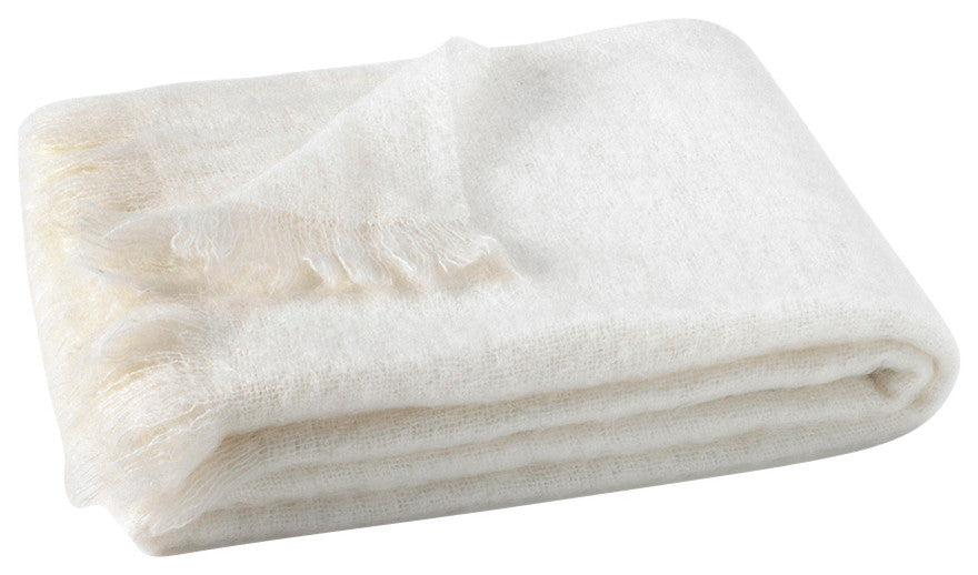 Mohair Throws, Snowflake