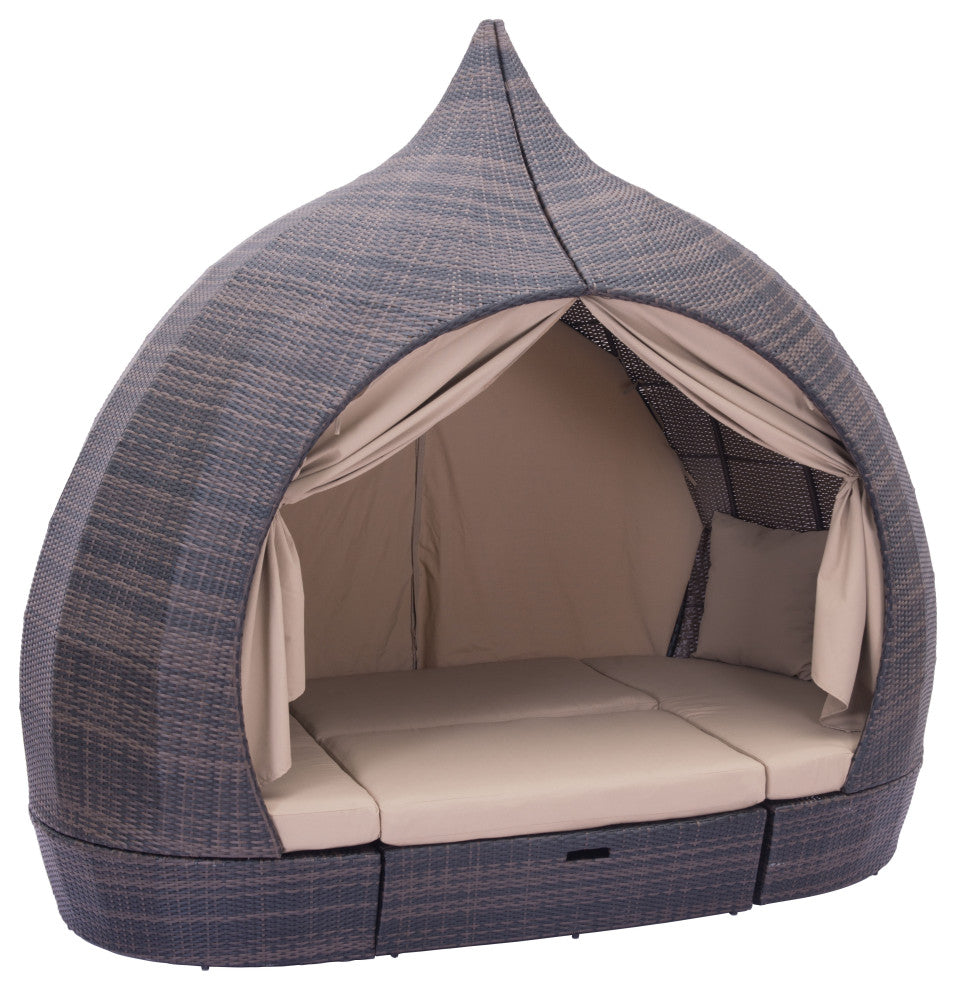 Majorca Daybed Brown and Beige