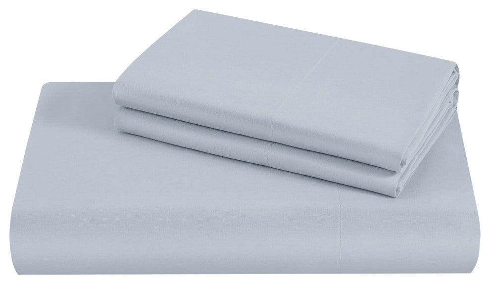 Organic Cotton Starter Sheet Set, Light Blue, King, 78"x80"