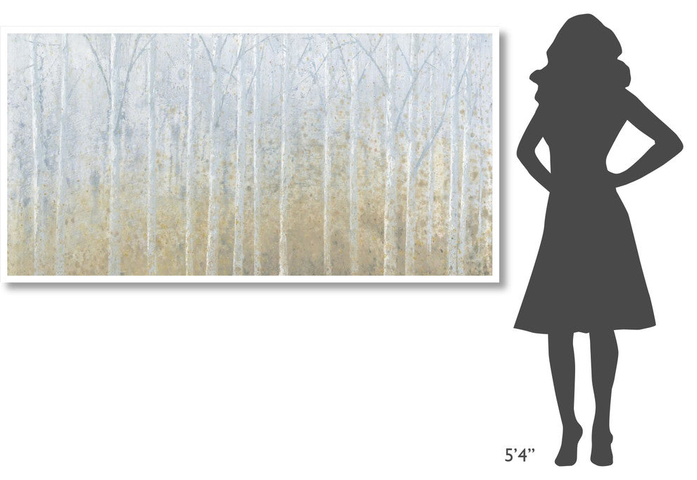 "Silver Waters No River" Digital Paper Print by James Wiens, 74"x38"