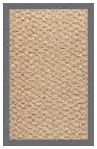 Zoe-Cane Wicker Machine Tufted Rectangle Rug, Ash, 4'x6'