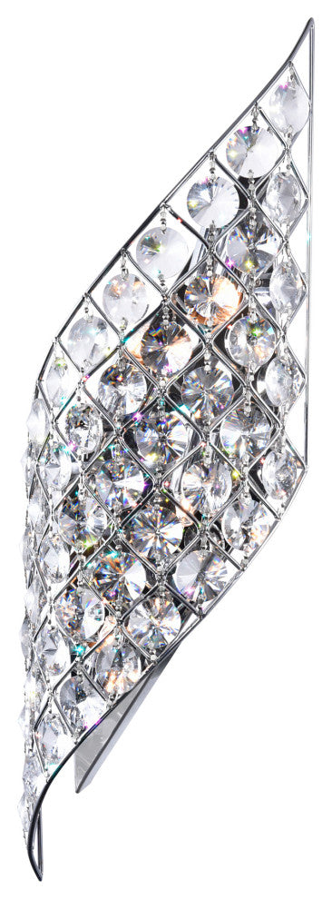 Chique 4 Light Wall Sconce With Chrome Finish