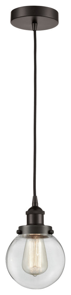 Innovations 616-1PH-OB-G202-6-LED 1-Light Mini Pendant, Oil Rubbed Bronze