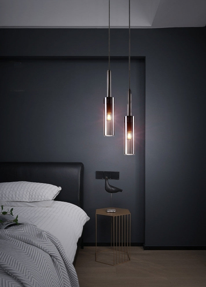 MIRODEMIÂ® Spotorno | Modern Copper Crystal Pendant Lights, Warm Light