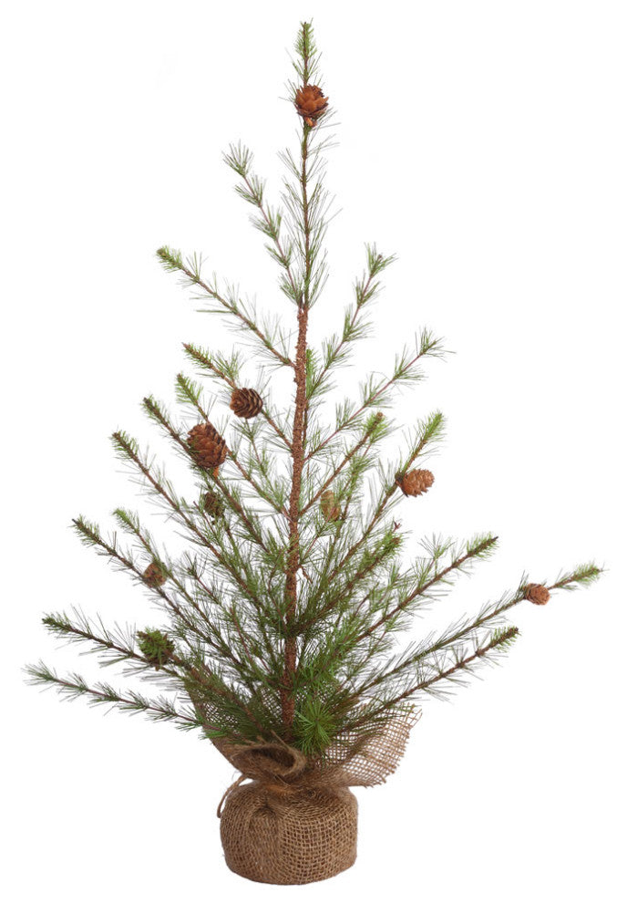 Vickerman E152724 24" X19" Missoula Pine Artificial Christmas Tree, Unlit
