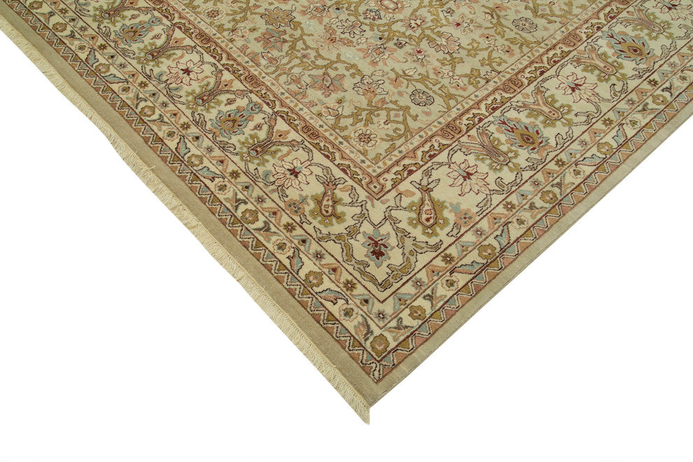 Rug N Carpet - Handwoven Oriental 9' 10" x 13' 9" Pastel Large Oushak Rug