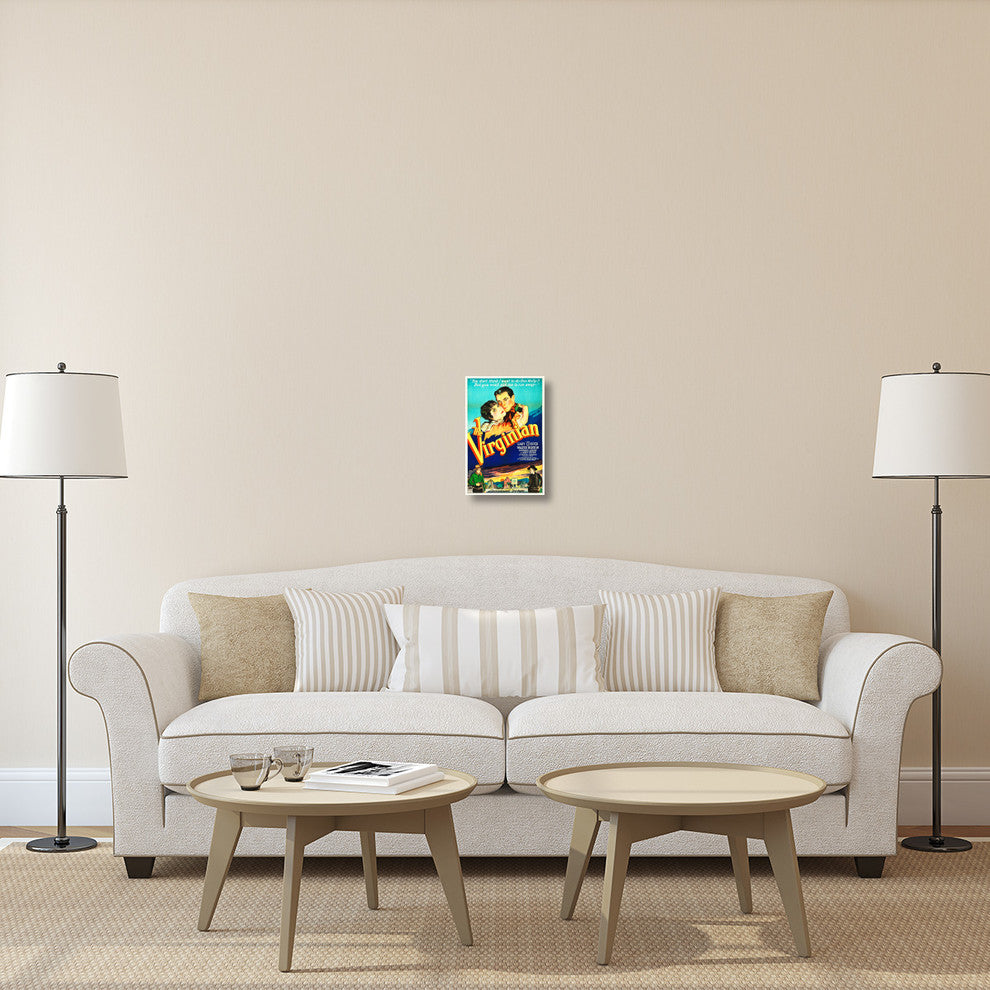 "The Virginian" Stretched Canvas Giclee by Hollywood Photo Archive, 12x18"