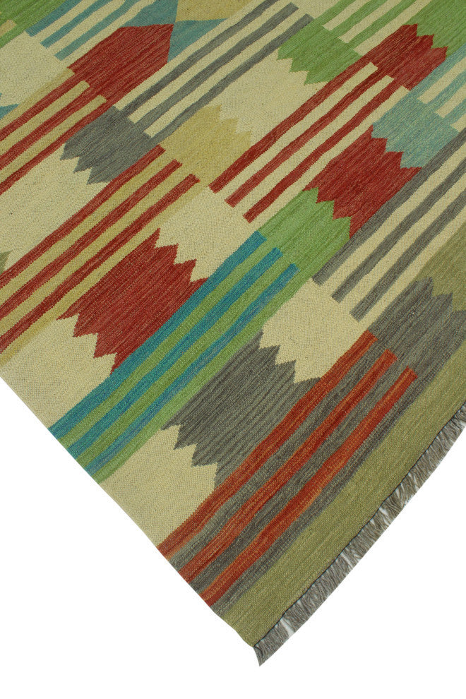 Winchester Kilim Kirby Burgundy/Ivory Rug, 5'1x6'7