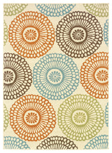 Montego 697J6 Beige/Blue 2'5" x 4'5" Rug