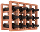 12-Bottle Counter Top/Pantry Wine Rack, Redwood, Satin Finish