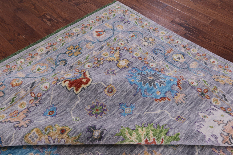 10' 1" X 13' 10" Turkish Oushak Hand-Knotted Rug - Q15613