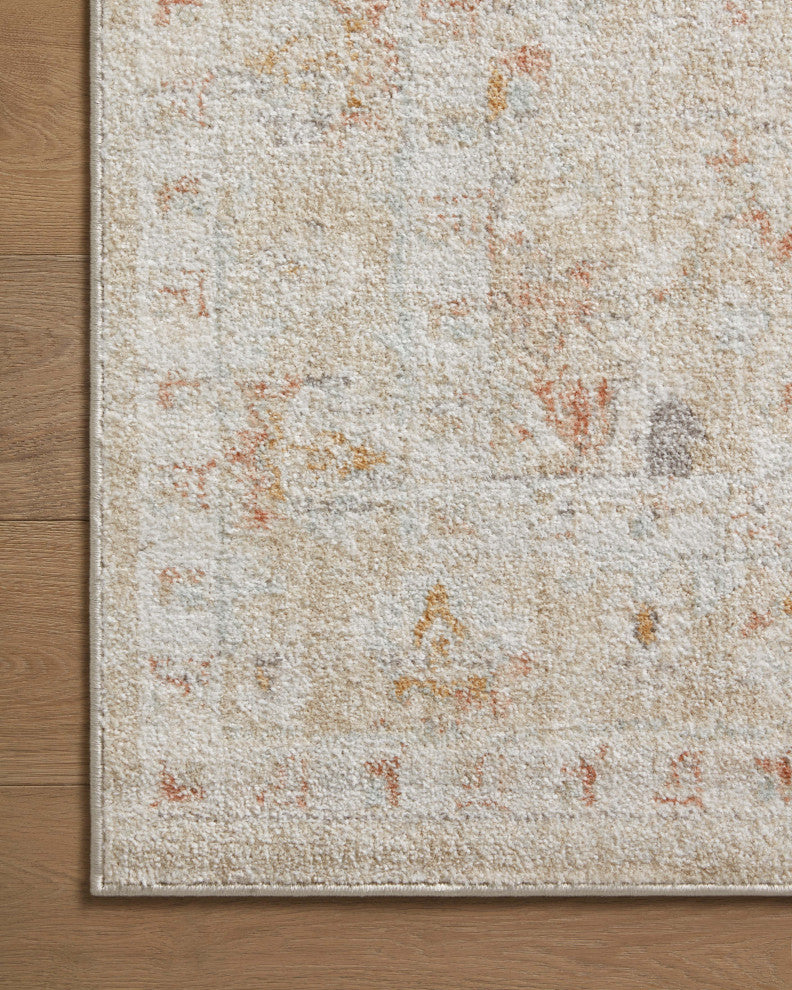 Loloi II Monroe Sand / Sunrise 3'-9" x 5'-9" Accent Rug