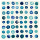 "Spot of Rain" Digital Paper Print by Shirley Novak, 38"x38"