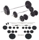 Vidaxl Barbell And Dumbbell Set 198.4 Lb