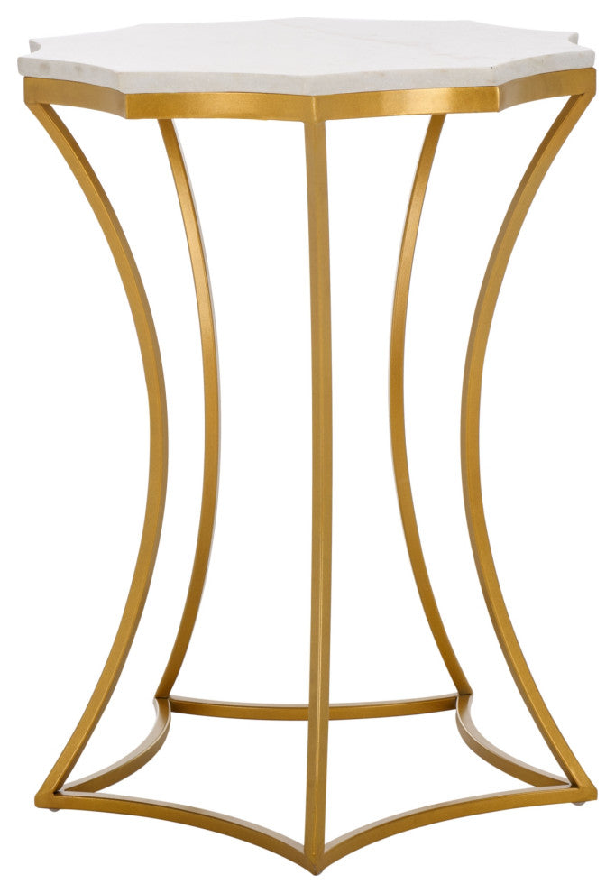 Safavieh Starbella Accent Table, White/Gold