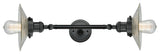 Innovations Lighting 208L-Bk-G2 2 Light Adjustable Vanity Light