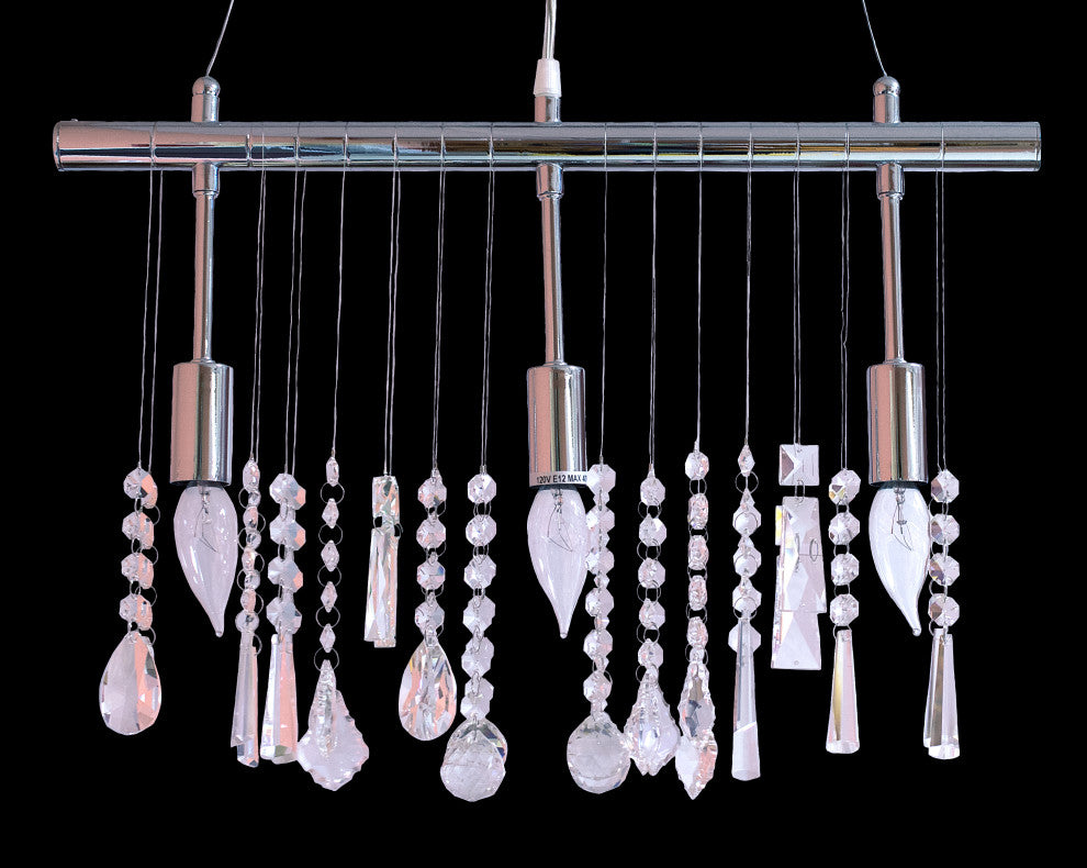 Artistry Lighting Chorus Line Collection Crystal Chandelier, 20x06x40