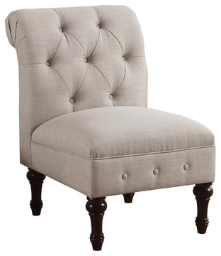LaGuardia Slipper Chair, Beige