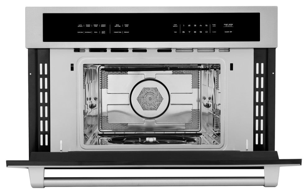 ZLINE 30" Microwave Oven, Stainless Steel With Traditional Handle, MWO-30