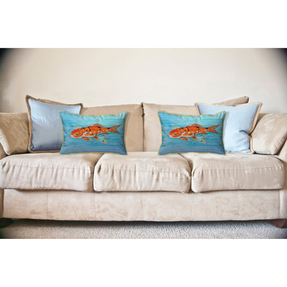 Koi Large Indoor/Outdoor Pillow 16x20
