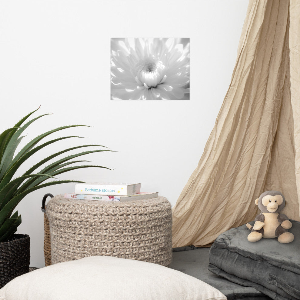 Infrared Flower 2 Nature Photography, Floral Unframed Wall Art Print, 11" X 14"